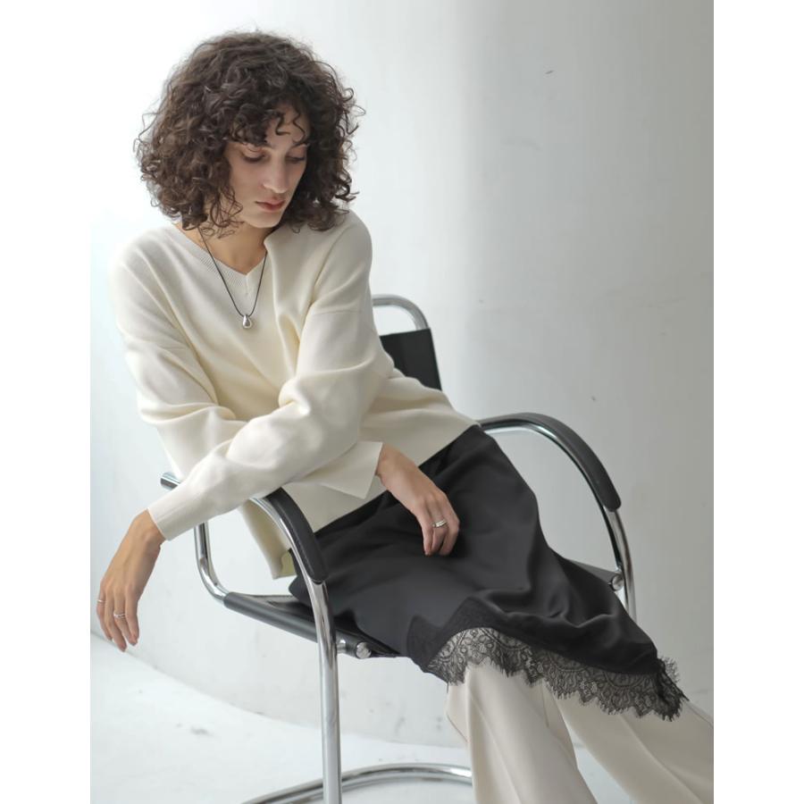 Re:EDIT（リエディ） スカート ラップスカート レディース 2色 M/L