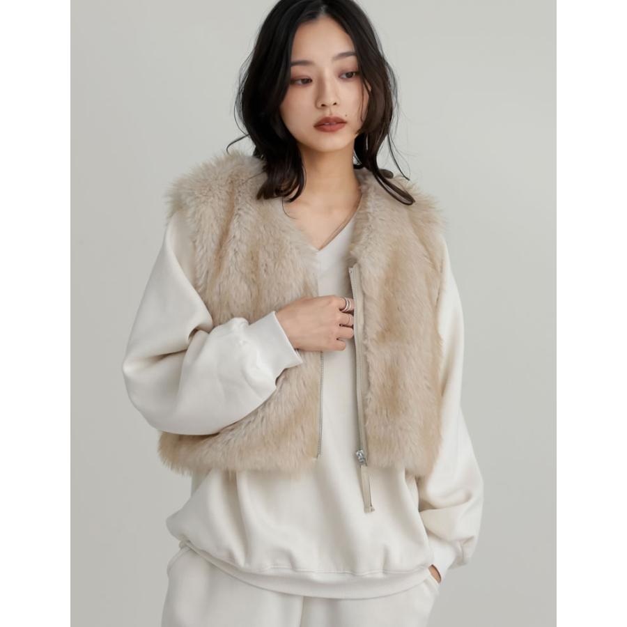 Re:EDIT（リエディ） ベスト ジレ ショート丈 レディース 3色 M/L