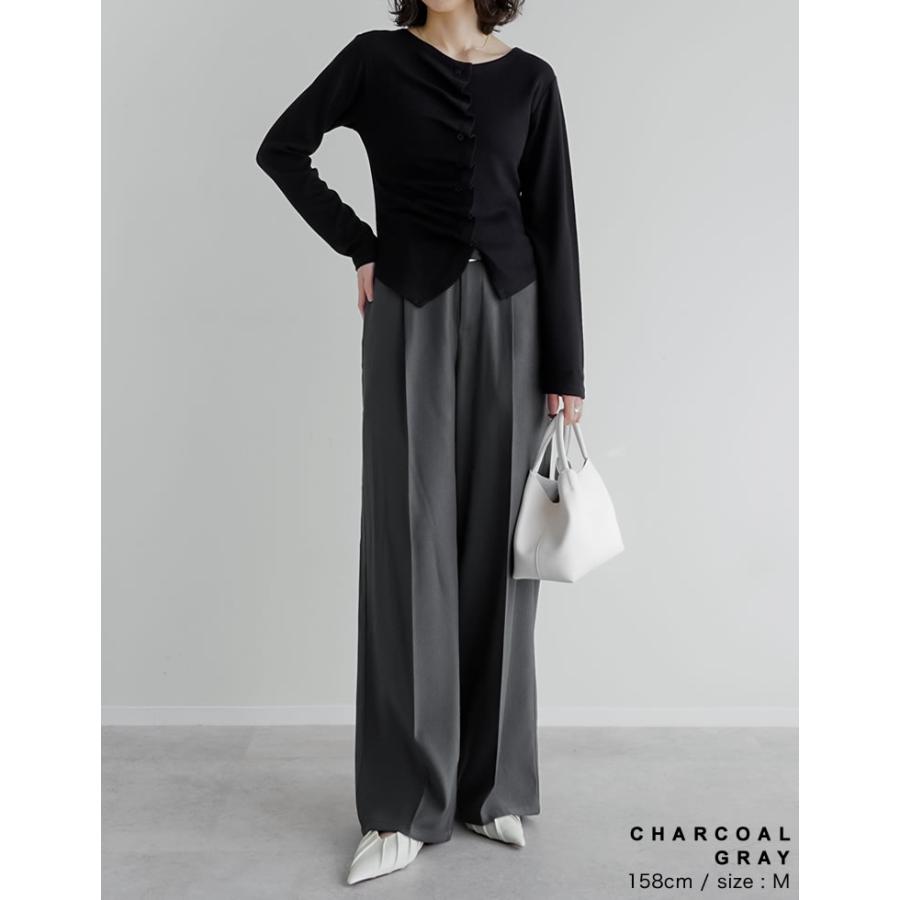 Re:EDIT（リエディ） パンツ ワイドパンツ レディース 4色 低身長 高