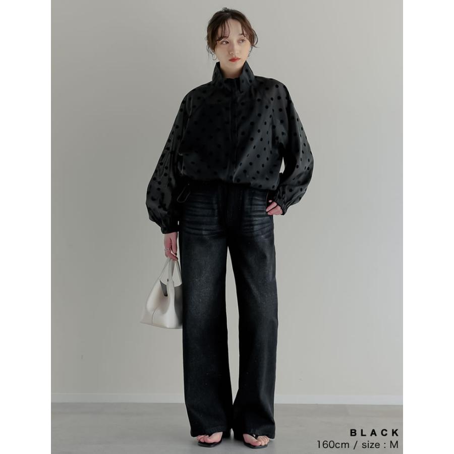 ワイドパンツ レディース パンツ デニム ワイド 低身長・高身長対応 バックル ジーンズ ジーパン ポケットあり 春夏 | Re:EDIT | 13