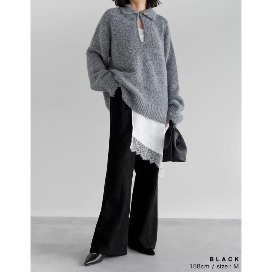 Re:EDIT（リエディ） パンツ ポケット付き レディース 4色 低身長 高