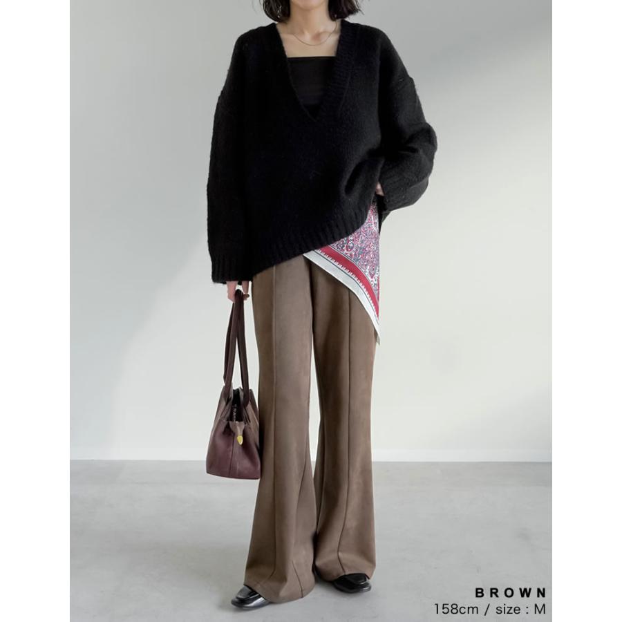 Re:EDIT（リエディ） パンツ ポケット付き レディース 4色 低身長 高