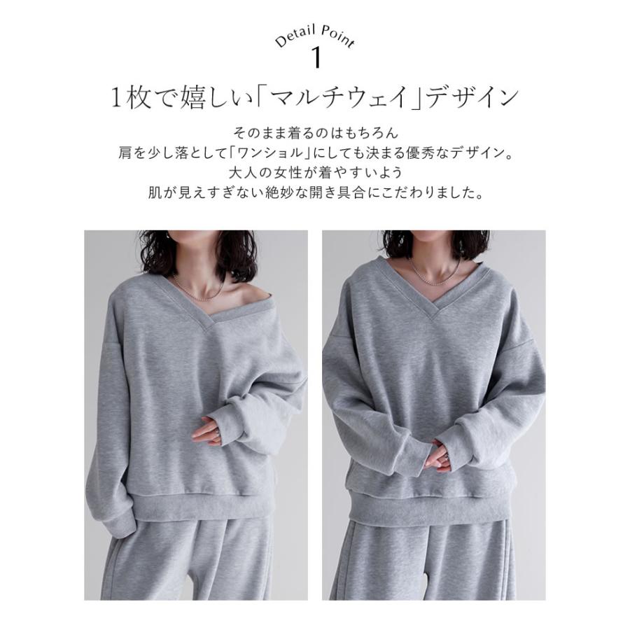 Re:EDIT（リエディ） 裏起毛 トップス レディース 3色 M/L スウェット