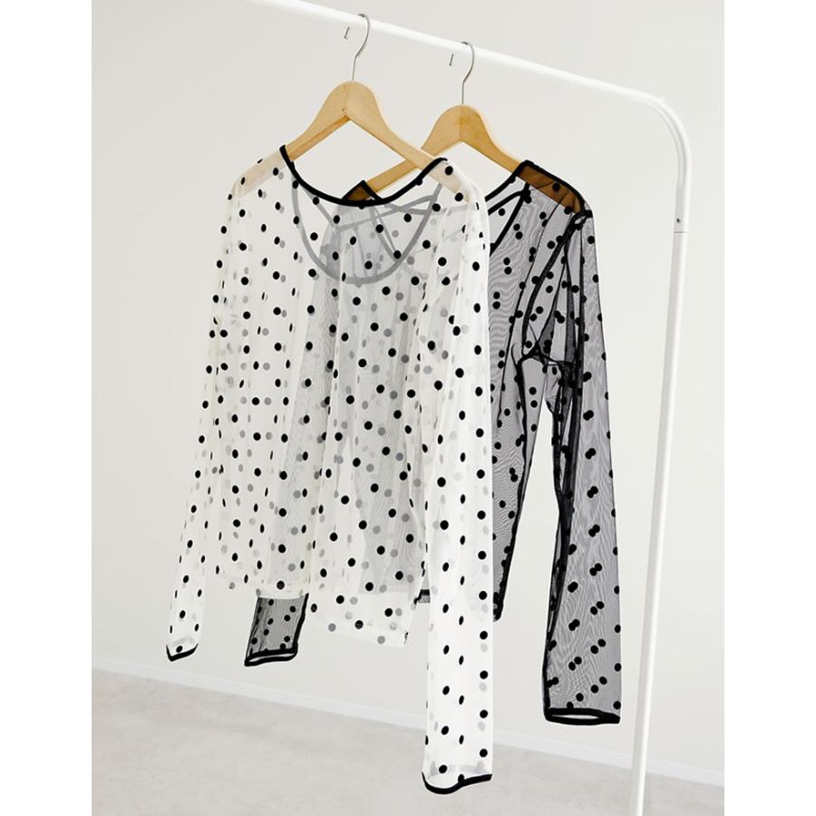 Re:EDIT（リエディ） トップス カットソー レディース 2色 M/L ドット