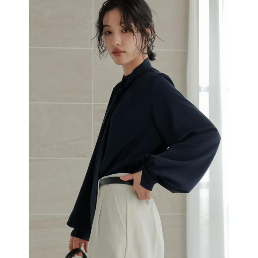 卒業式 母 服装 セレモニー シャツ ブラウス トップス レディース 3色 M/L ボウタイブラウス 取り外し可能 オケージョン 春夏 [mb] | Re:EDIT | 19