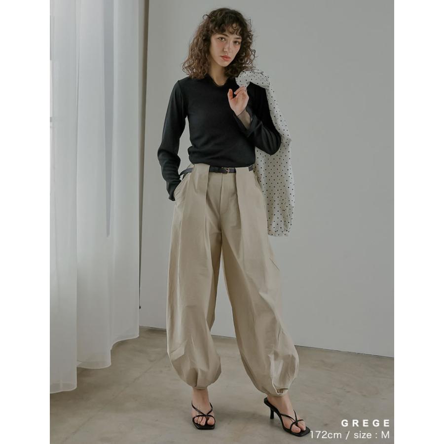 Re:EDIT（リエディ） パンツ カーブパンツ バレルレッグ レディース 3