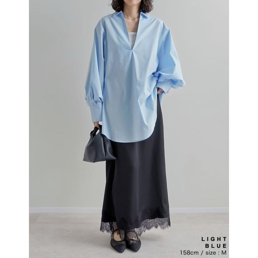 Re:EDIT（リエディ） トップス シャツ スキッパー レディース 3色 M/L