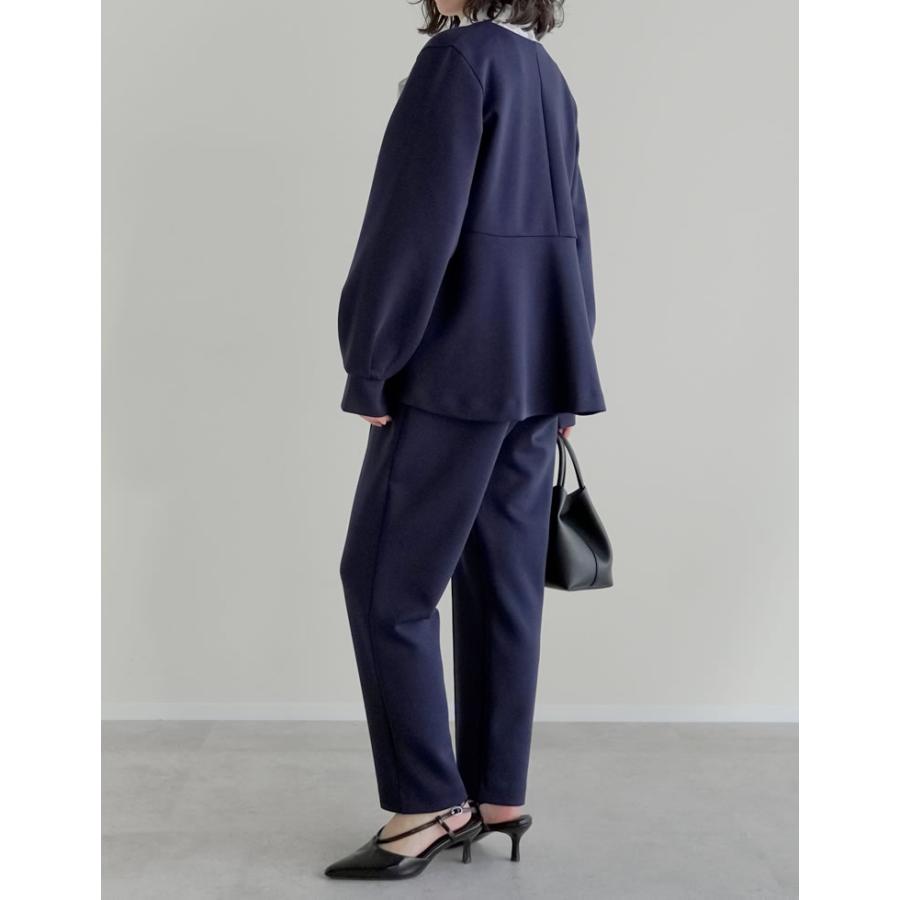 3点セット ジャケット トップス パンツ レディース 2色 低身長 高身長 ダンボール セットアップ オケージョン 春夏 | Re:EDIT | 20
