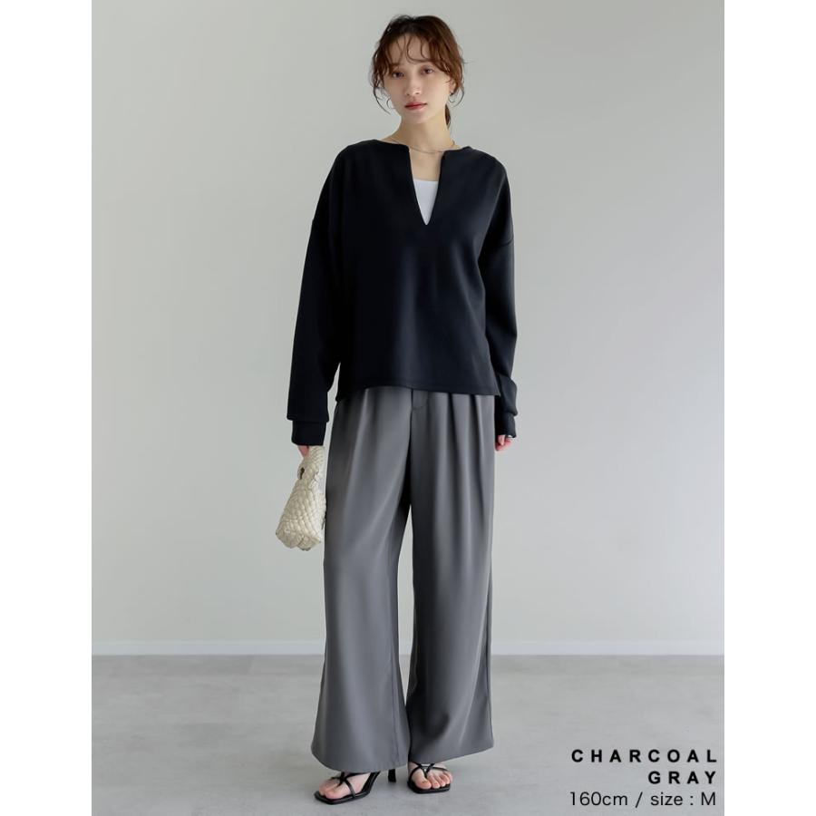 Re:EDIT（リエディ） パンツ ワイドパンツ レディース 4色 低身長 高