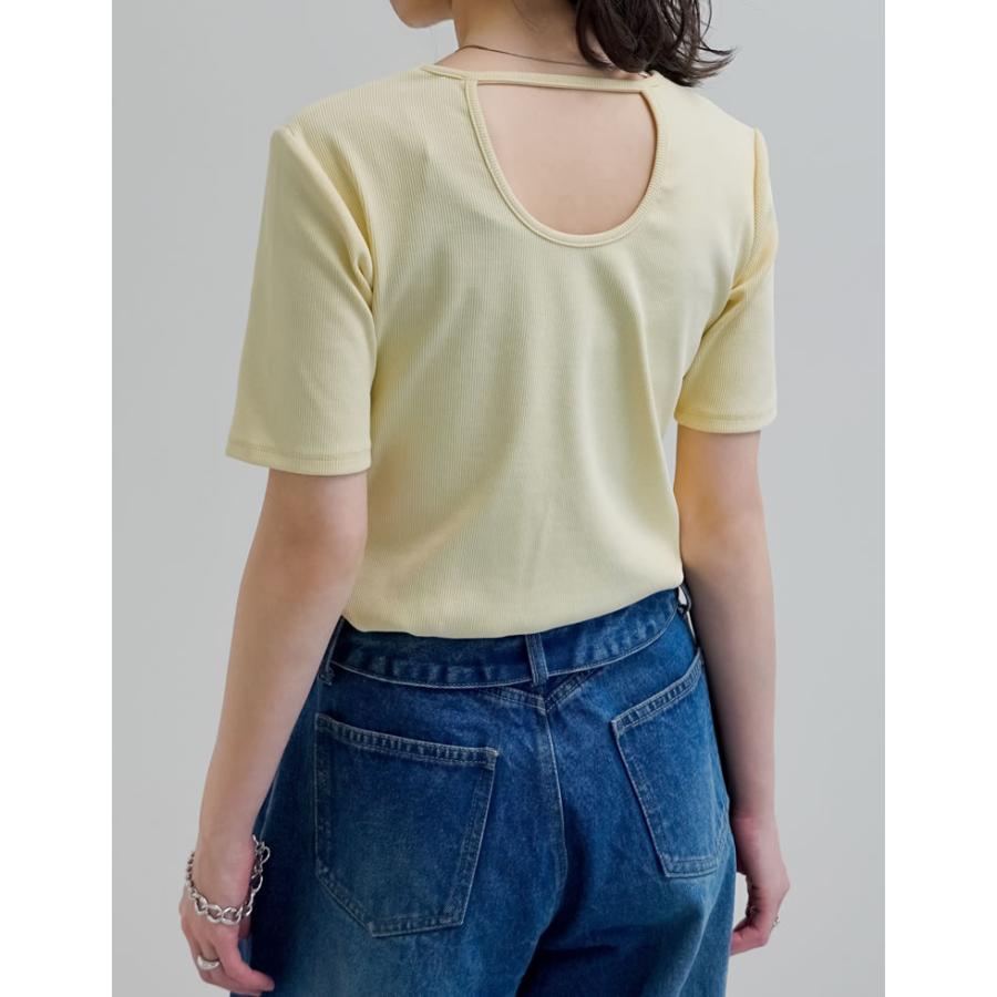 Re:EDIT（リエディ） カットソー レディース トップス 5色 M/L バック 