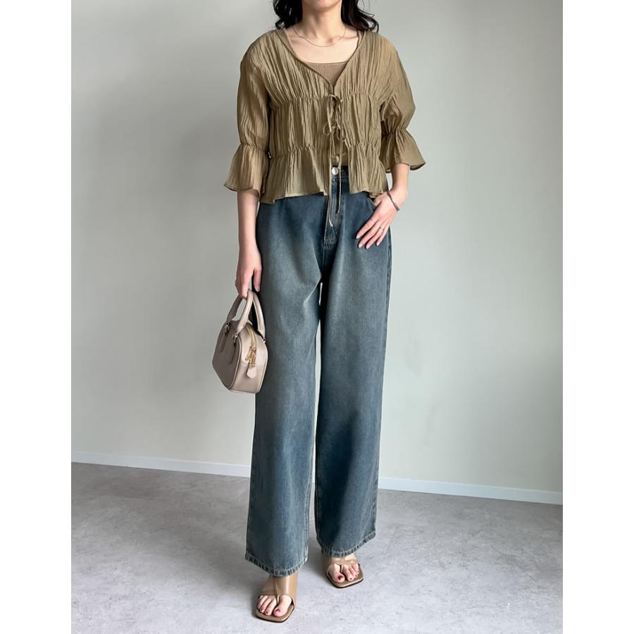 タンクトップ トップス レディース 2色 M/L ブラ紐隠し ニットタンクトップ インナー ブラが見えない ブラ紐が隠れる[mb] 返品交換不可 | Re:EDIT | 11