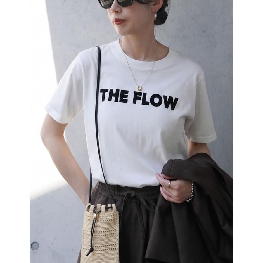半袖 Tシャツ カットソー レディース トップス M/L ロゴT UVカット 紫外線対策 二の腕カバー 体型カバー 接触冷感 春夏[mb] | Re:EDIT | 08