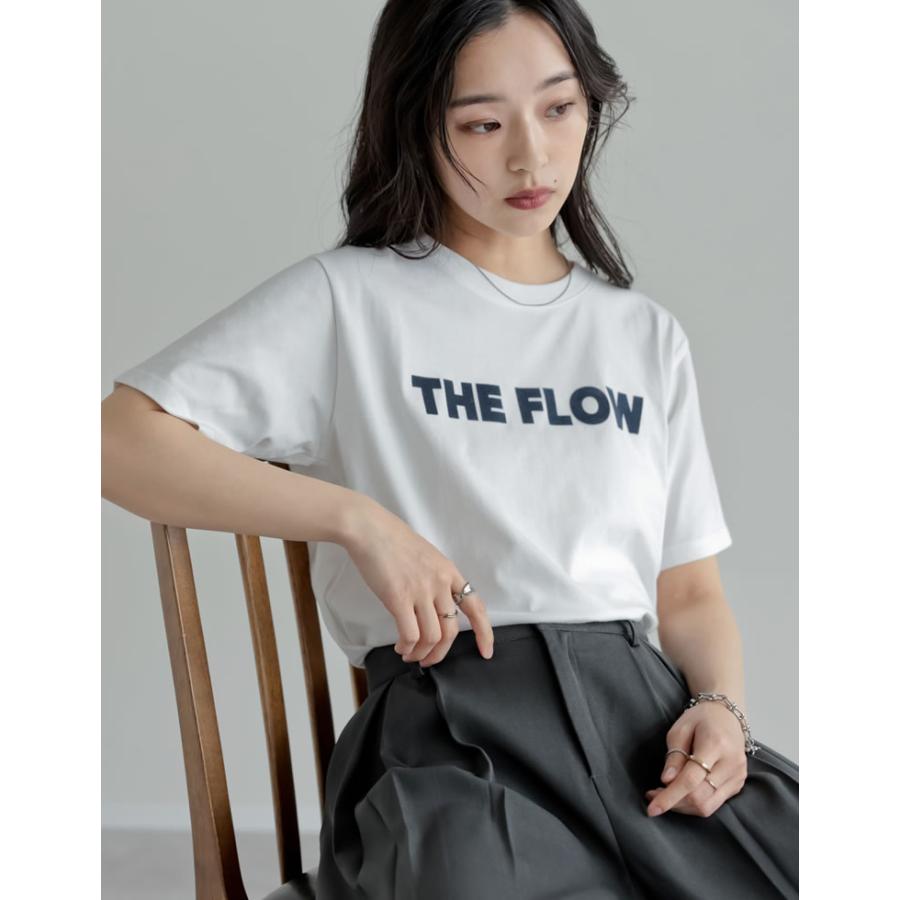 半袖 Tシャツ カットソー レディース トップス M/L ロゴT UVカット 紫外線対策 二の腕カバー 体型カバー 接触冷感 春夏[mb] | Re:EDIT | 09