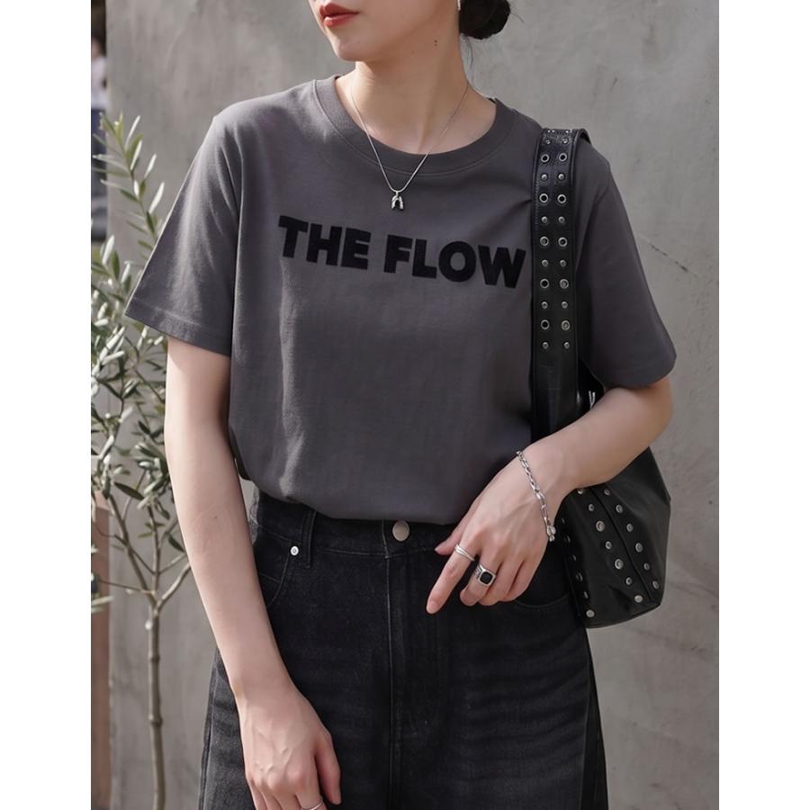 半袖 Tシャツ カットソー レディース トップス M/L ロゴT UVカット 紫外線対策 二の腕カバー 体型カバー 接触冷感 春夏[mb] | Re:EDIT | 11