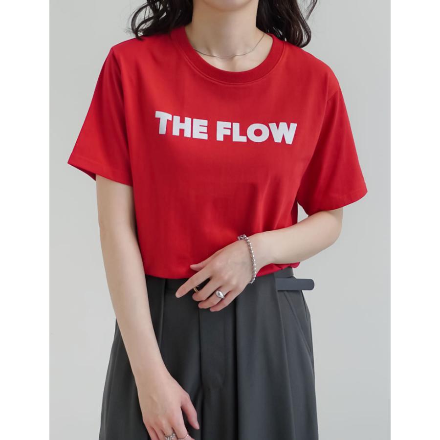 半袖 Tシャツ カットソー レディース トップス M/L ロゴT UVカット 紫外線対策 二の腕カバー 体型カバー 接触冷感 春夏[mb] | Re:EDIT | 13