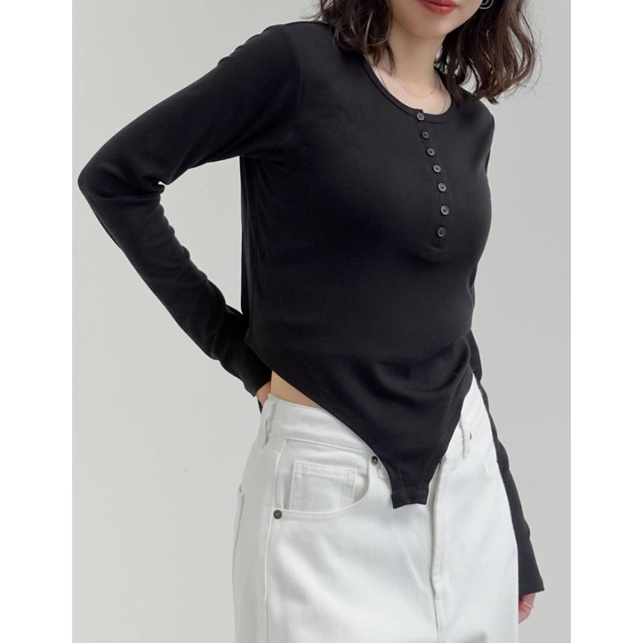 カットソー 長袖 レディース トップス M/L Tシャツ レイヤード インナー アンチピリング 接触冷感 シンプル 春夏[mb] | Re:EDIT | 06