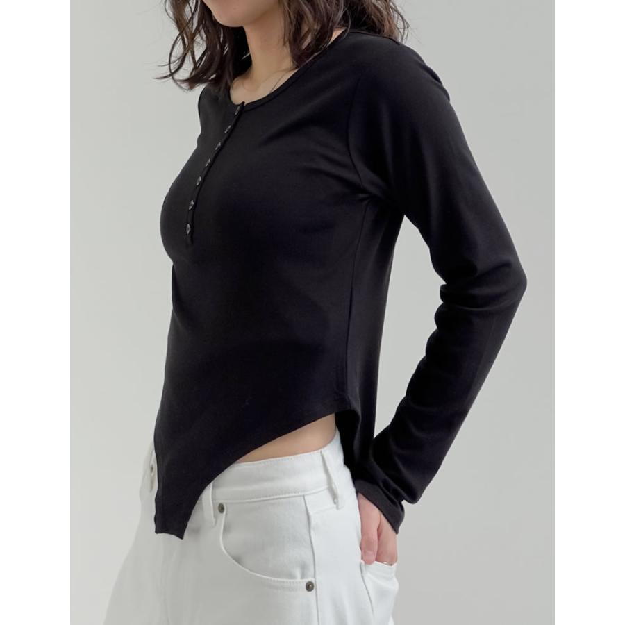 カットソー 長袖 レディース トップス M/L Tシャツ レイヤード インナー アンチピリング 接触冷感 シンプル 春夏[mb] | Re:EDIT | 12