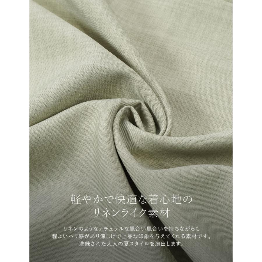 ブラウス レディース トップス M/L ペプラム チュニック 半袖 お尻が隠れる 体型カバー セットアップ対応 春夏[mb] | Re:EDIT | 15