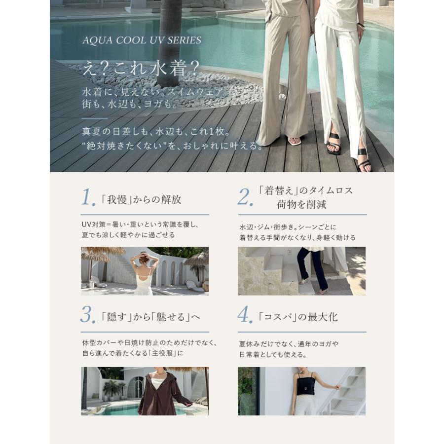 ラッシュガード レディース パンツ 低身長 高身長 大きいサイズ 選べる レギンス 水着 セットアップ対応 UPF50+ 春夏 | Re：EDIT Wellness | 13