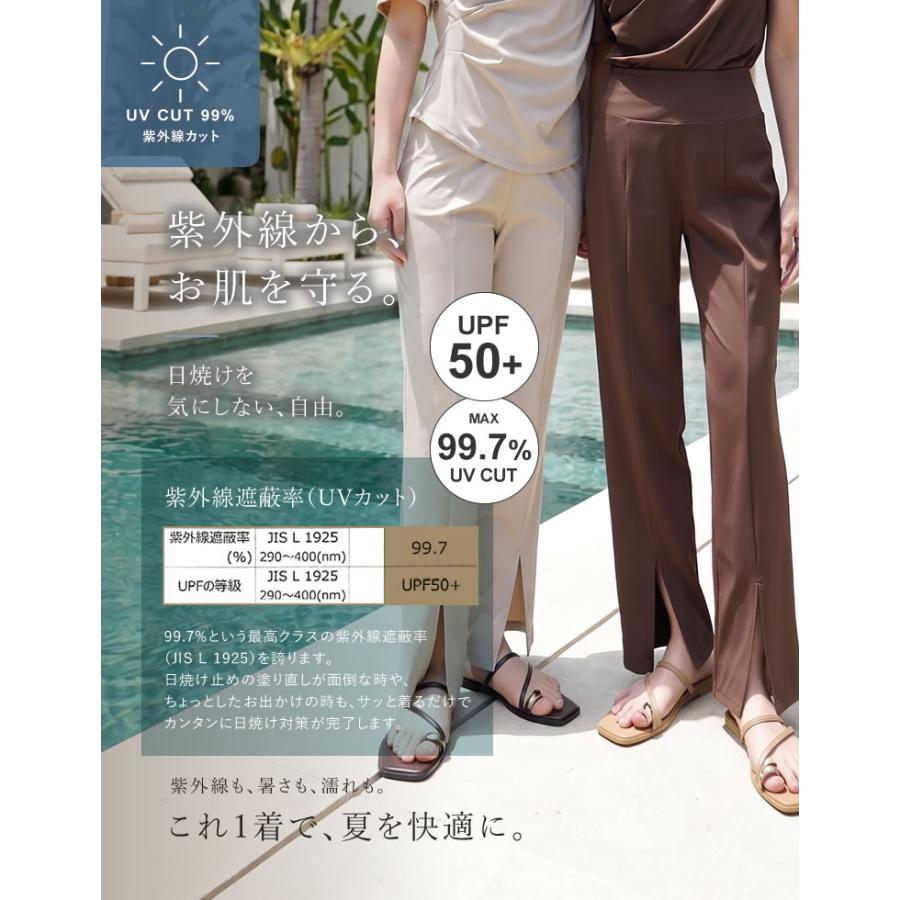 ラッシュガード レディース パンツ 低身長 高身長 大きいサイズ 選べる レギンス 水着 セットアップ対応 UPF50+ 春夏 | Re：EDIT Wellness | 18