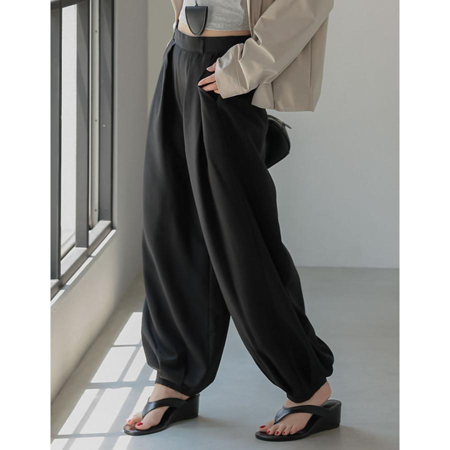 Re：EDIT Wellness パンツ レディース カーブパンツ バレルパンツ 低