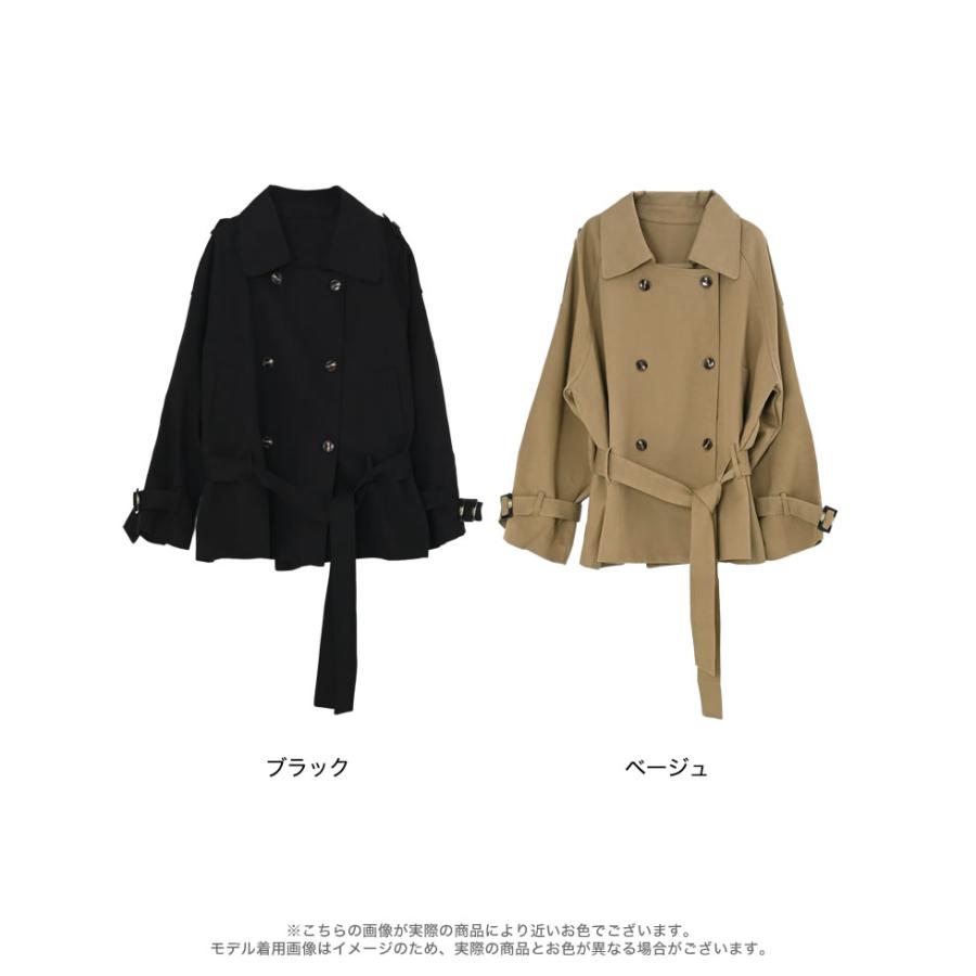 美品 レリューム 光沢ライトトレンチジャケット 春 羽織り Re:EDIT（リエディ） ジャケット レディース アウター トレンチ ライト