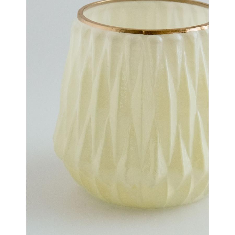 Re:EDIT（リエディ） ガラスベース ミルクカラー フラワーベース 花瓶