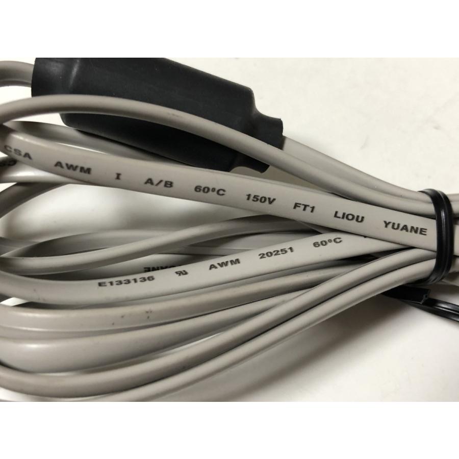 電話線 モジュラーケーブル 灰色 約3m 中古品 動作未確認 被覆に表記あり |  | 01