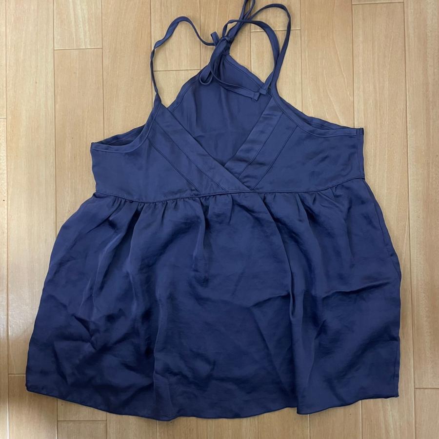 キャミソール archives ネイビー Vネック サテン風 | archives | 03