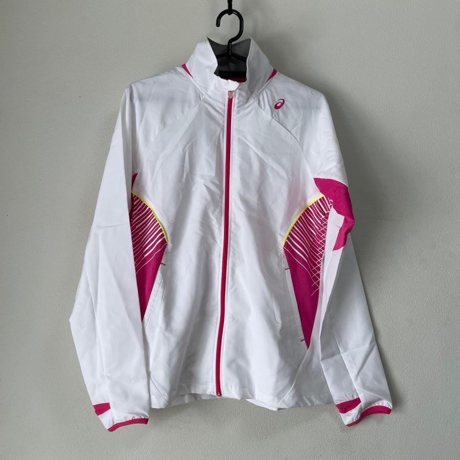 ランニングジャケット ホワイト asics アシックス 白 レディース トレーニングウェア サイズM | ASICS
