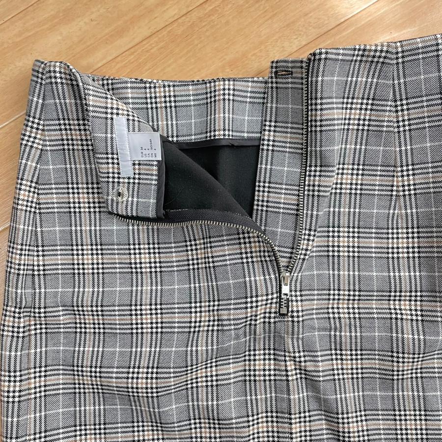 ミニ スカート グレー チェック H＆M エイチアンドエム サイズ EUR34｜galvez｜03