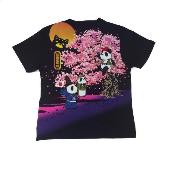 PANDIESTA メンズ Tシャツ 半袖  花咲パンダ 全3色 メンズM-XXL｜gama｜08