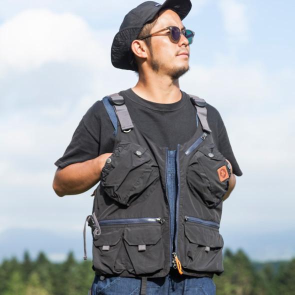grn outdoor メンズ アウトドアウェア ベスト TEBURA VEST21 全4色