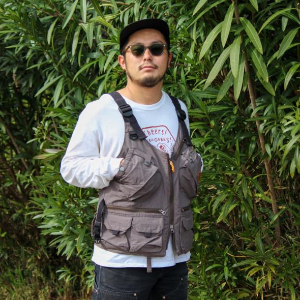 grn ジーアールエヌ TEBURA VEST 21 M OLIVE grn outdoor TEBURA VEST ROOT CO. Collaboration Model | ROOT CO