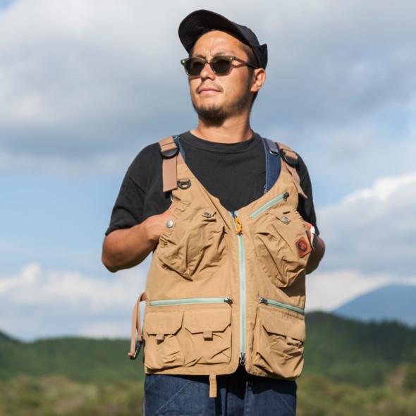 grn outdoor メンズ アウトドアウェア ベスト TEBURA VEST21 全4色