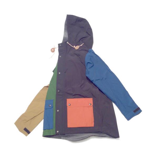 grn メンズ マウンテンパーカー 60/40クロス リバーシブル 全6色