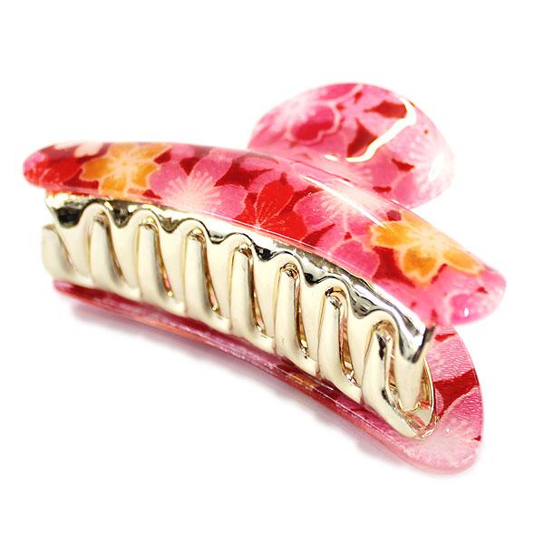 髪飾り ヘアークリップ 髪留め ヘアーアクセサリー アクセサリー バレッタ アクセ 桜柄 髪飾り（大） カワイイ おしゃれ hairclip |  | 07