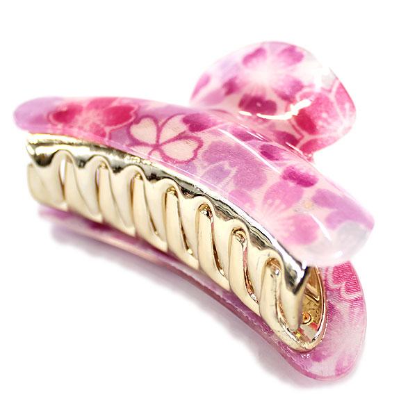 髪飾り ヘアークリップ 髪留め ヘアーアクセサリー アクセサリー バレッタ アクセ 桜柄 髪飾り（大） カワイイ おしゃれ hairclip |  | 09