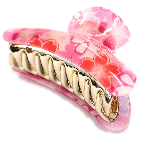 髪飾り ヘアークリップ 髪留め ヘアーアクセサリー アクセサリー バレッタ アクセ 桜柄 髪飾り（大） カワイイ おしゃれ hairclip |  | 11