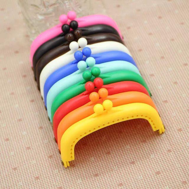 0071プラスチックがま口口金8.5cm10色セット 732 がま口 口金 8.5cm プラスチック がまぐち 全10色 くし型