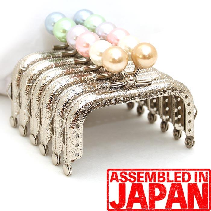 1245 玉付き口金 がま口 口金 7 5ｃｍ カラフル あめ玉 16ｍｍ 角型 縫い付けタイプ シルバー 手芸 パーツ 金具 夢モール 通販 Yahoo ショッピング