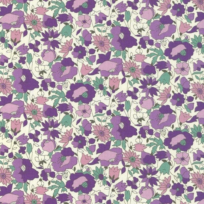 ツイル生地 Kts 6665 フローラル 小花柄 コットンこばやし メール便可 生地 こばやし 布 花柄 手芸 プリント フラワー エプロン クッション 夢モール 通販 Yahoo ショッピング