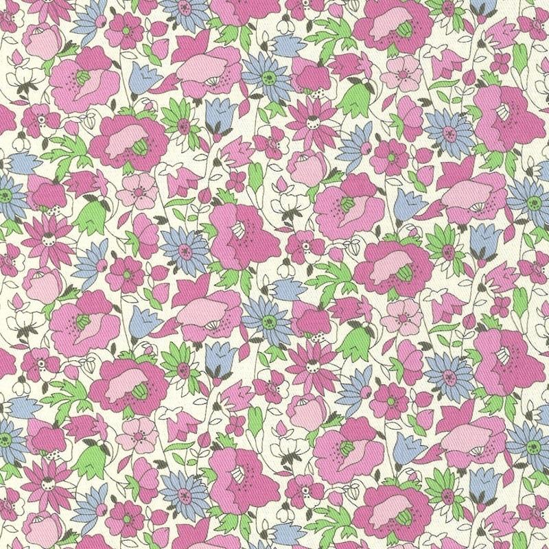 ツイル生地 Kts 6665 フローラル 小花柄 コットンこばやし メール便可 生地 こばやし 布 花柄 手芸 プリント フラワー エプロン クッション 夢モール 通販 Yahoo ショッピング