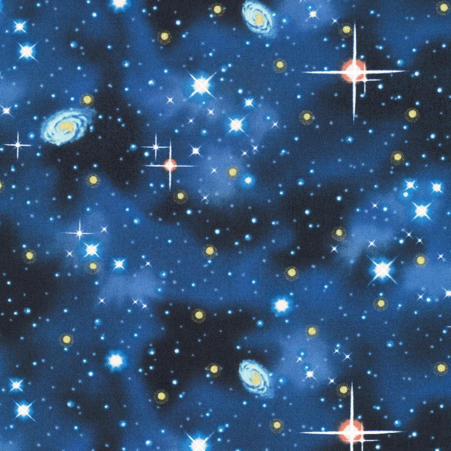 ツイル生地 Kts 6706 宇宙柄 コットンこばやし メール便可 生地 インテリア エプロン プリント 星 惑星 スター ギャラクシー 宇宙 夢モール 通販 Yahoo ショッピング