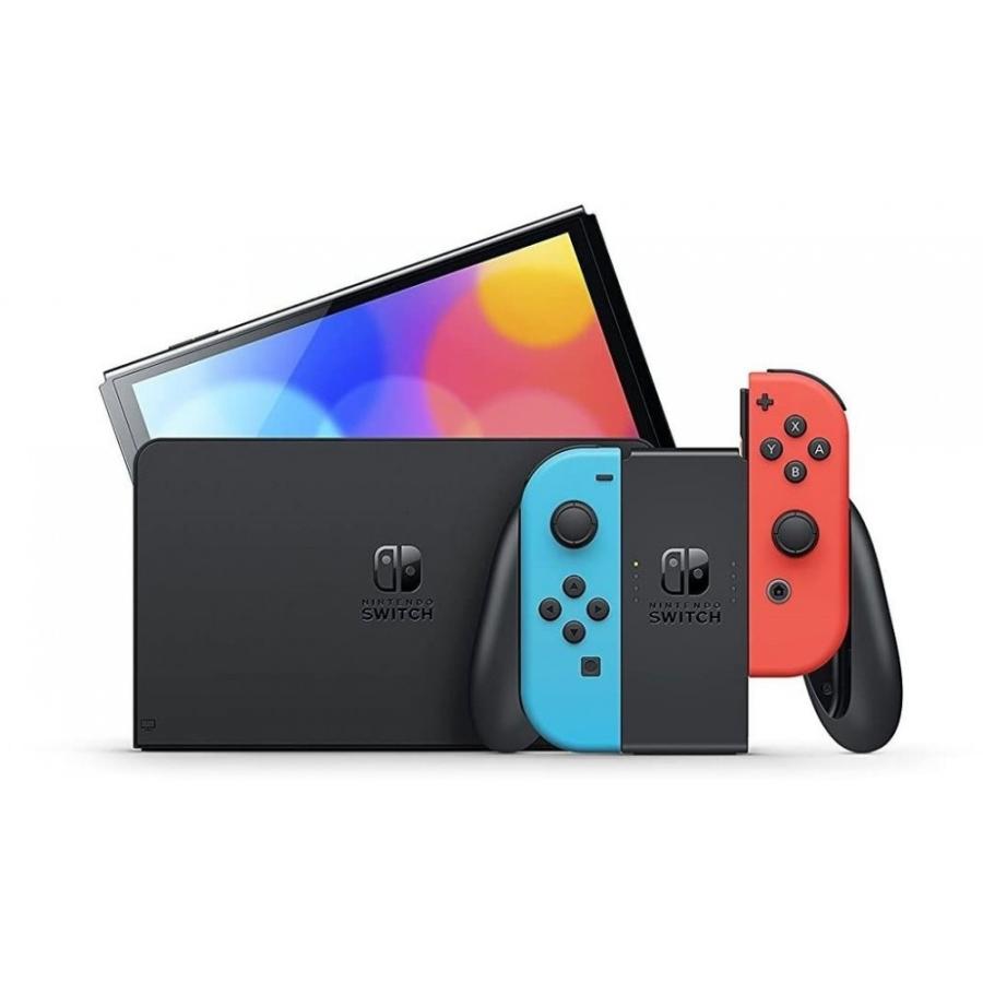 【新品/代引対応/ラッピング対応可】任天堂 Nintendo Switch 有機ELモデル 本体 Joy-Con(L)ネオンブルー/(R)ネオンレッド HEG-S-KABAA [量販店印なし]｜game-paani｜03