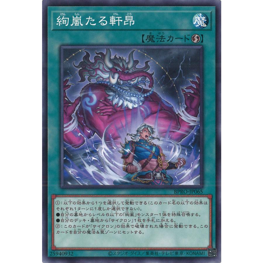遊戯王 デュエルモンスターズ 遊戯王オフィシャルカードゲーム デュエルモンスターズ 絢嵐たる軒昂