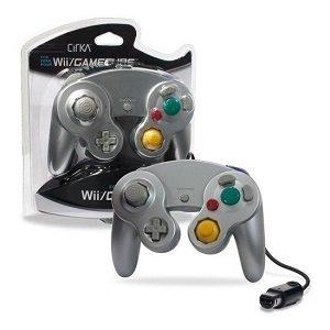 【送料無料(宅配便発送)・即日出荷】【新品】Cirka Wii GAMECUBE COMPATIBLE コントローラー 海外版 シルバー switch シリカ 150006