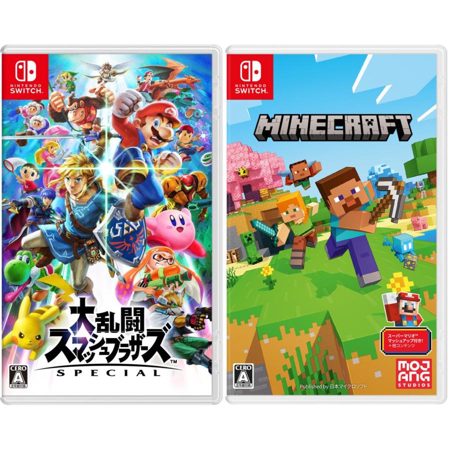 Switch スマブラ＆マインクラフト セット お買い得セット】【送料無料・即日出荷】【新品】Switch「大乱闘