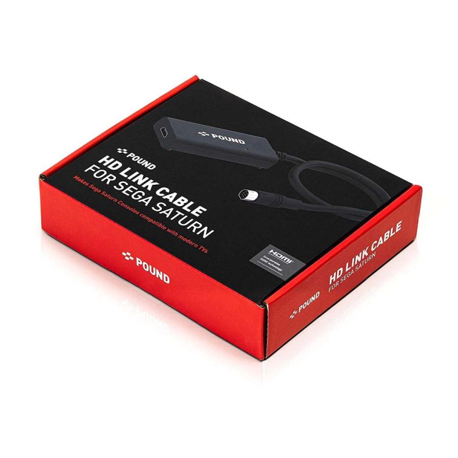 期間限定特価品 送料無料 POUND HDMI コンバータ amp; ケーブル セガサターン用 HD LINK CABLE FOR SEGA SATURN masruna.com masruna.com
