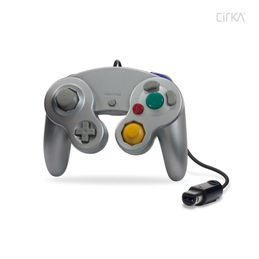 CirKa Gamecube専用有線コントローラー　シルバー｜gameexpress｜02